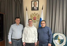 Офис ФШСО посетил министр спорта Свердловской области Леонид Рапопорт