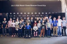 В рамках этапа Гран-при ФИДЕ в Москве прошло благотворительное мероприятие «Шахматы без границ»