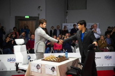 Магнус Карлсен вышел в полуфинал Lindores Abbey Rapid Challenge