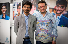 Levon Aronian and Dommaraju Gukesh Keep Leading Race at WR Chess Masters