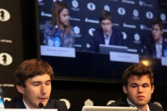 Game 11 of Carlsen-Karjakin Match Ends in a Draw