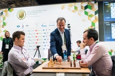 Magnus Carlsen and Vladislav Artemiev Lead King Salman World Blitz Championship