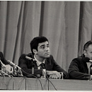 Пресс-конференция перед матчем. Гарри Каспаров