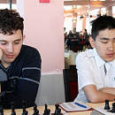 Максим Чигаев (Санкт-Петербург) и Жамсаран Цыдыпов (Бурятия), высшая лига, юноши до 16 лет