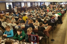 Более ста юных шахматистов приняли участие в открытом турнире ПШС
