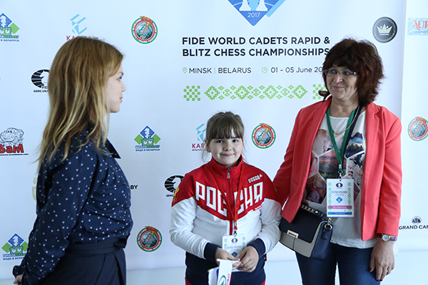 Veronika Shubenkova and her coach interviewed by Anastasiya Karlovich