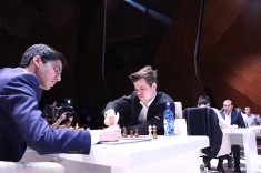 Magnus Carlsen Leads the Race at Vugar Gashimov Memorial Before Last Round