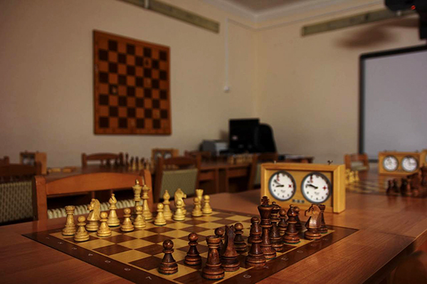 Интерьер СШОР по шахматам и шашкам (Фото: Анастасия Васина)