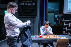 Ding Liren and Maxime Vachier-Lagrave Start GCT Final with Draw