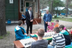 Для воспитанников Рыбновской школы-интерната был организован шахматный праздник