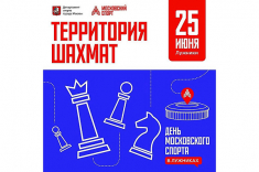 Площадка "Территория шахмат" откроется на Дне московского спорта в Лужниках