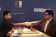 Все партии пятого тура GRENKE Chess Classic завершились вничью