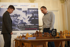 One-on-One Match Simul Played in Moscow in honour of David Bronstein's 100th Anniversary