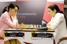 Александра Горячкина сохраняет отрыв на турнире претенденток