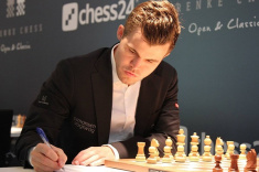 Magnus Carlsen Maintains Leadership at GRENKE Chess Classic 