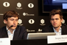 Game 9 of Carlsen-Karjakin Match Ends in a Draw