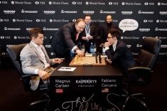 Magnus Carlsen and Fabiano Caruana Draw Second Game of the Match