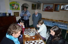 Women played in the Octyabrsky Club on the Men's Day