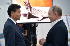 Vladimir Putin Talked to Kirsan Ilyumzhunov