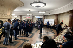 В Московском метрополитене впервые провели шахматный сеанс