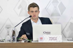 Магнус Карлсен побеждает в шестом туре Мемориала Вугара Гашимова 