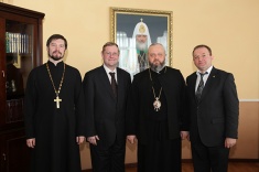 В Кемерово встретились главы Кузбасской митрополии и областной Федерации шахмат