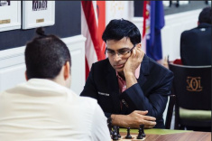 Viswanathan Anand Takes the Lead at Sinquefield Cup