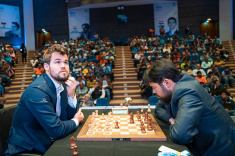 Магнус Карлсен упрочил лидерство на этапе Grand Chess Tour в Калькутте