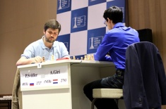 Peter Svidler Beats Anish Giri in the First Game