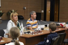 В Югорской шахматной академии состоялась встреча с Андреем Ободчуком