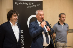 Президент ФИДЕ Аркадий Дворкович открыл турнир "Рижские каникулы"