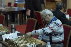 Evgeny Vasiukov is among the leaders at the European Seniors