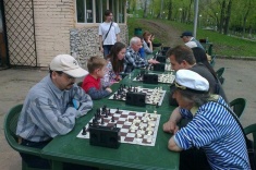 В Струковском саду Самары открылась шахматная площадка