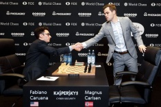 Carlsen - Caruana Match: Balance Maintained After Game 8