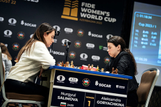Александра Горячкина и Нургюл Салимова начали с ничьей финал женского Кубка мира