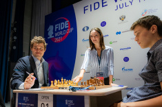 Evgenia Medvedeva Visits FIDE World Cup