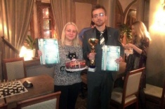 Алина Бивол и Глеб Апрышко оказались лучшей столичной шахматной парой