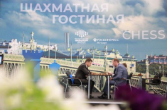На Петербургском международном юридическом форуме работала "Шахматная гостиная"