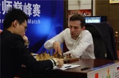 Alexander Grischuk Wins His Match Against Yu Yangyi 3-1