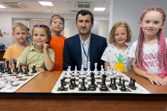 Михаил Кобалия провел открытый урок на сборах Тульской шахматной гостиной