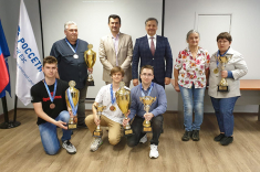 Призеры 10-го турнира энергетиков памяти М. Ботвинника получили награды