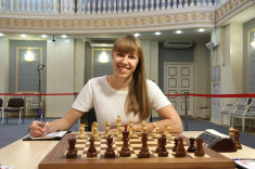 Ольга Гиря возглавляет гонку на Суперфинале чемпионата России среди женщин 