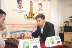 Сергей Карякин вышел вперед в матче с Эрнесто Инаркиевым