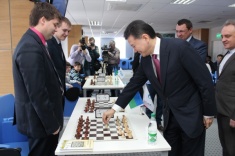 В Ханты-Мансийске состоялся сеанс тренеров Югорской шахматной академии