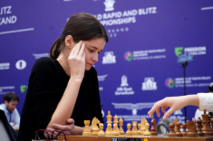 Anastasia Bodnaruk in Lead of FIDE World Women's Rapid Championship