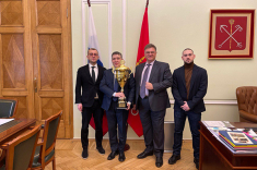 Борис Пиотровский поздравил команду "Медный всадник" с победой на Еврокубке