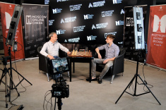 Аркадий Дворкович посетил студию Moscow Online Chess