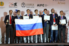 Vladimir Putin Congratulates Russian Men's Team on Winning WTCC in Astana