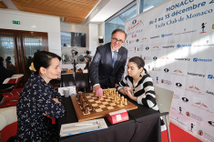 First Games of Women’s FIDE Grand Prix Leg Played in Monaco