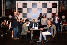 В Театре МДМ прошел открытый сбор труппы артистов мюзикла "Шахматы"